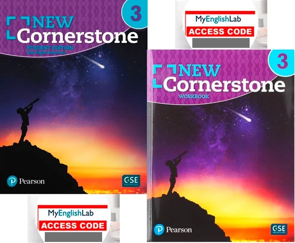New Cornerstone 3 Student Edition + Workbook With Digital Resources  (Online Access Code lu) ürün görseli 1