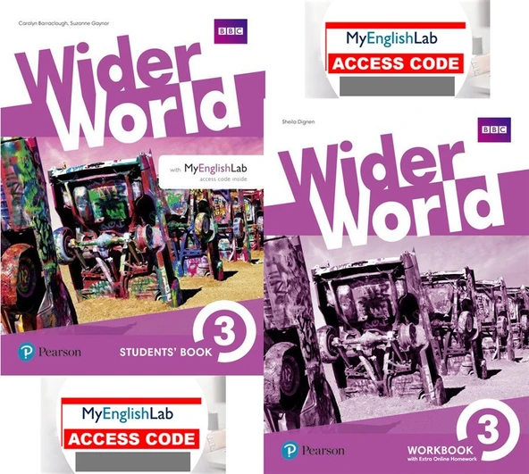 Wider World 3 Students' Book + Workbook with Myenglishlab  (Online Access Code lu) ürün görseli 1