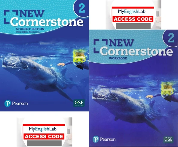 New Cornerstone 2 Student Edition + Workbook With Digital Resources  (Online Access Code lu) ürün görseli 1