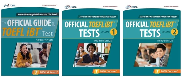ETS Official Guide To The Toefl Ibt Test + Volume 1 + Volume 2 - 3 Kitap + 3 CD ürün görseli 1