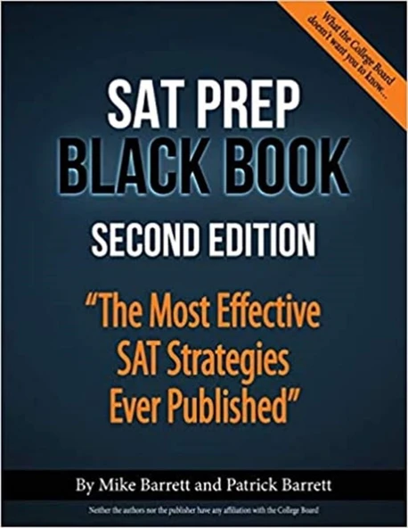 SAT Prep Black Book : The Most Effective SAT Strategies Ever Published 2nd Ed.     Barrett & Barrett ürün görseli 1