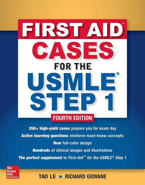 First Aid Cases for the USMLE Step 1   4th Ed.  (Tao Le, Richard Giovane) ürün görseli 1