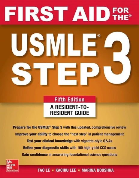 First Aid for the USMLE Step 3  ( Tao Lee )  5th Ed. ürün görseli 1
