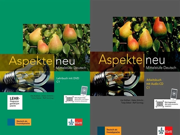 Aspekte Neu C1 Lehrbuch + Arbeitsbuch Mit Dvd (Klett) ürün görseli 1