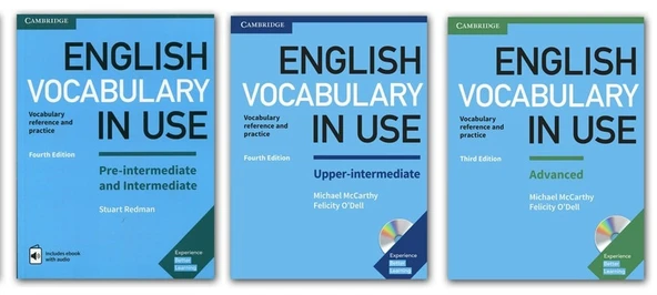 English Vocabulary in Use Pre-intermediate + Upper-intermediate + Advanced 3 lü SET ürün görseli 1