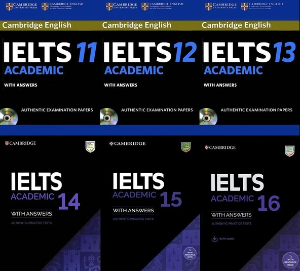 Cambridge English Ielts 11-12-13-14-15-16 Academıc With Answers + Audios ürün görseli 1