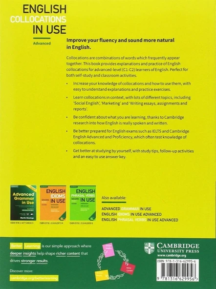 Cambridge English Collocations In Use Advanced - Resim 2