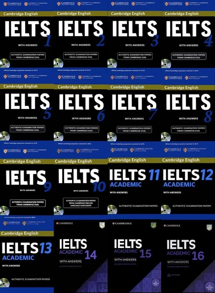 Cambridge English Ielts 1-16 Academıc With Answers + Audios ürün görseli 1