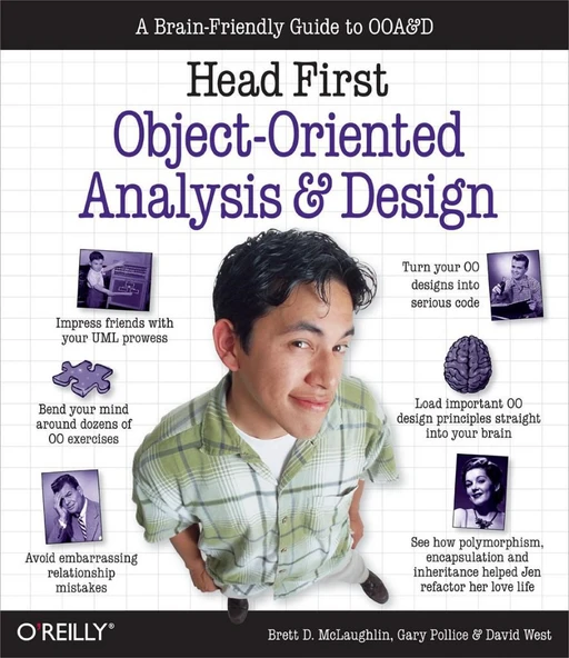 Head First Object-Oriented Analysis and Design: A Brain Friendly Guide to Object Oriented Programming ürün görseli 1