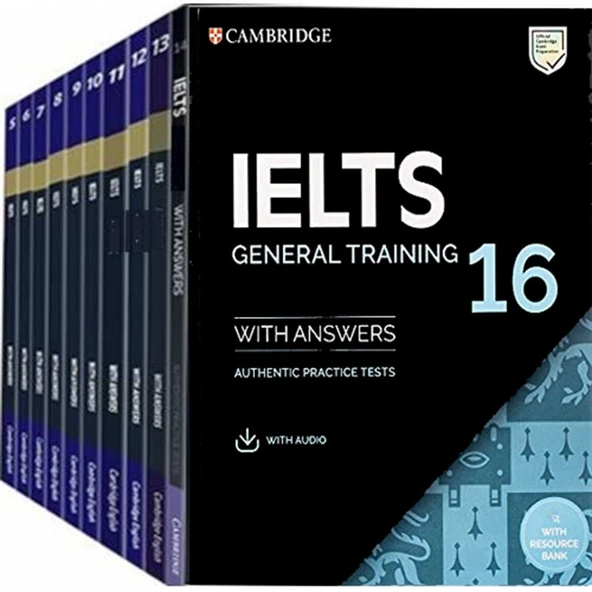 Cambridge English IELTS GENERAL TRAINING SET with Answers 1-16 with Audios ürün görseli 1