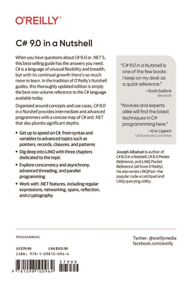 C# 9.0 IN A NUTSHELL THE DEFINITIVE REFERENCE Joseph Albahari 2021 - Resim 2