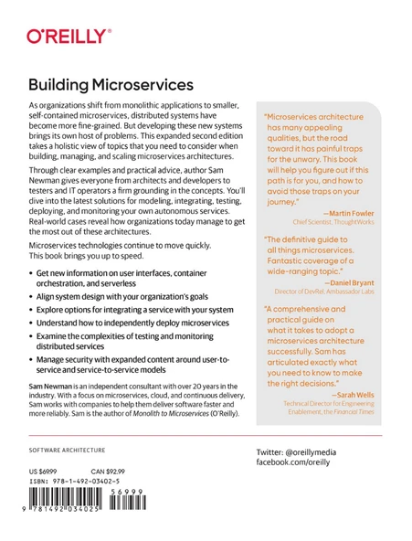 Building Microservices: Designing Fine-Grained Systems SECOND EDITION Sam Newman - Resim 2