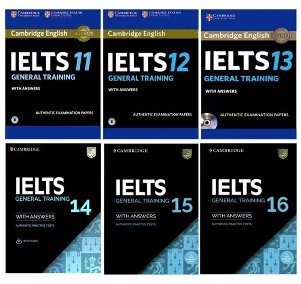 Cambridge English IELTS 11-16 GENERAL TRAINING with Answers + Audios ürün görseli 1