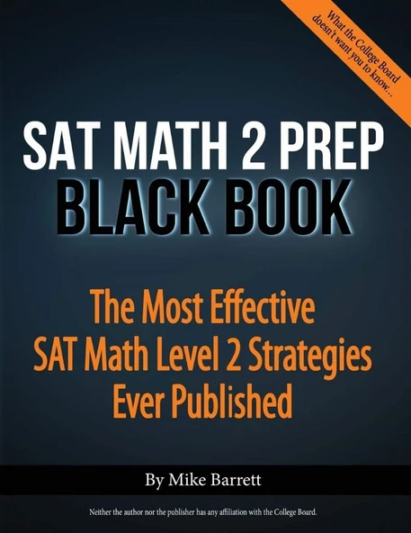 SAT Math 2 Prep Black Book: The Most Effective SAT Math Level 2 Strategies Ever Published ürün görseli 1