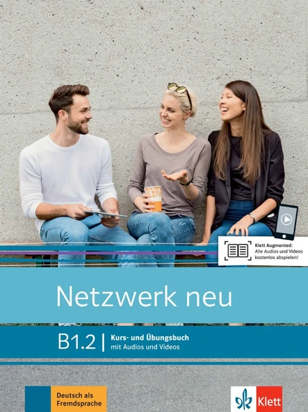 Netzwerk neu B1.2 Deutsch als Fremdsprache Kurs und Übungsbuch mit Audios und Videos ürün görseli 1