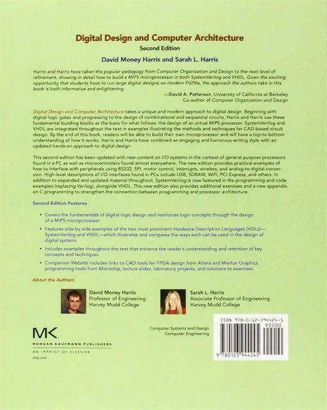 Digital Design and Computer Architecture 2nd Edition David Harris & Sarah Harris - Microprocessor Design- Morgan Kaufm - Resim 2