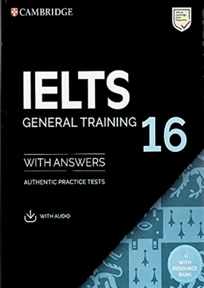 Cambridge English IELTS 16 GENERAL TRAINING Answers + Audio ürün görseli 1