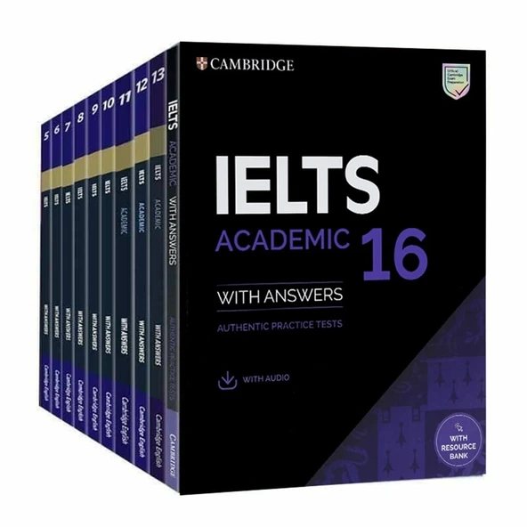 Cambridge English IELTS 1-16 ACADEMIC With Answers + Audios ürün görseli 1