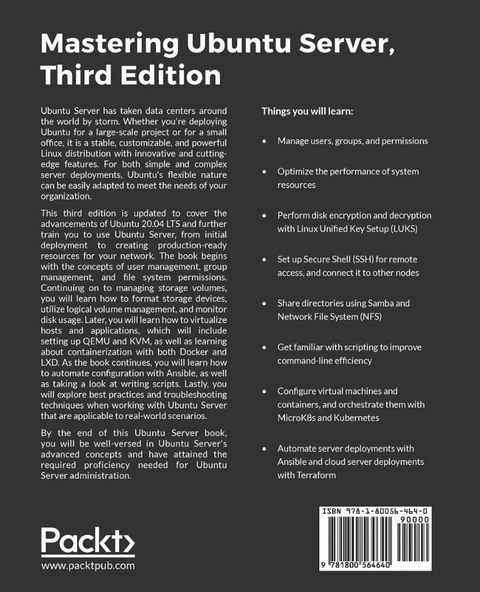 Mastering Ubuntu Server Jay LaCroix Third Edition - Resim 2
