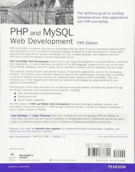 PHP and MySQL Web Development (Developer's Library) 5th Edition - Resim 2