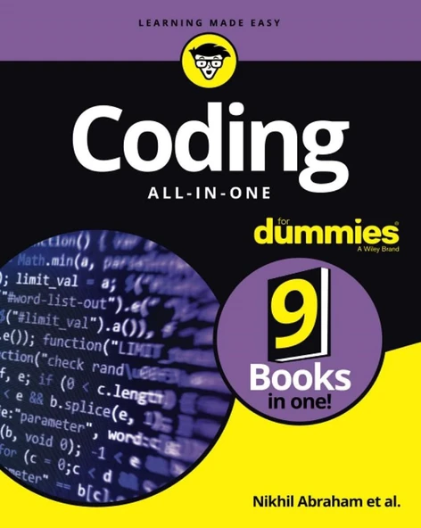 Coding All-in-One For Dummies 1st Edition by Nikhil Abraham ürün görseli 1