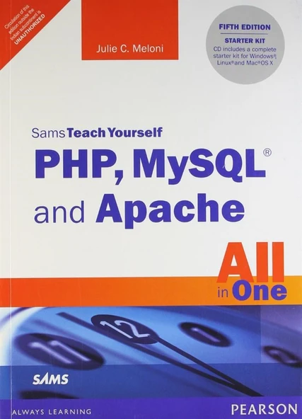 Sams Teach Yourself PHP, MySQL and Apache All in One 5th Edition by Julie C. Meloni ürün görseli 1