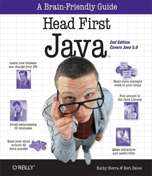 Head First Java, 2nd Edition 2nd Edition by Kathy Sierra, Bert Bates ürün görseli 1