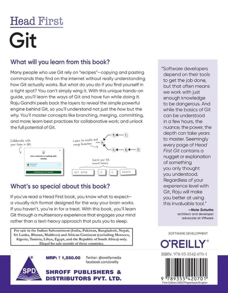 Head First Git: A Learner's Guide to Understanding Git from the Inside Out 1st Edition by Raju Gandhi - Resim 2