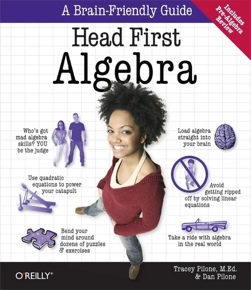 Head First Algebra: A Learner's Guide to Algebra I 1st Edition ürün görseli 1