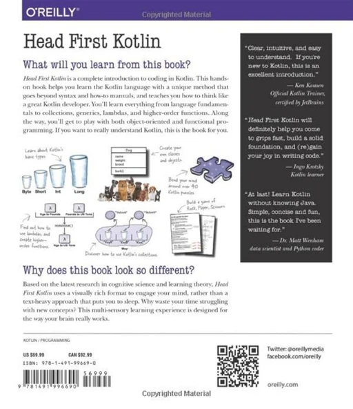 Head First Kotlin: A Brain-Friendly Guide 1st Edition - Resim 2