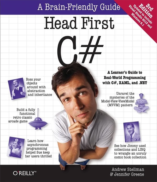 Head First C#: A Learner's Guide to Real-World Programming with C#, XAML, and .NET Third Edition ürün görseli 1