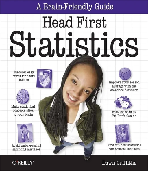 Head First Statistics: A Brain-Friendly Guide 1st Edition ürün görseli 1