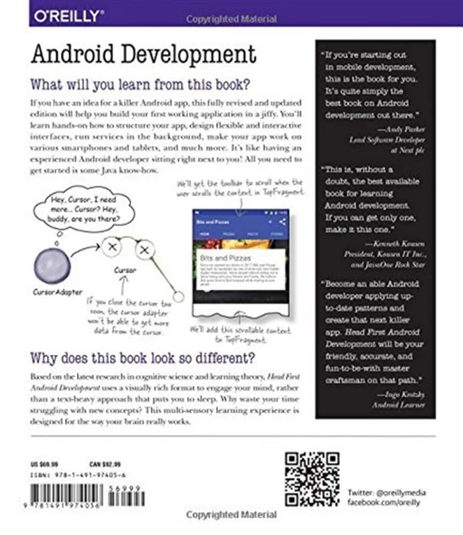 Head First Android Development: A Brain-Friendly Guide 2nd Edition - Resim 2