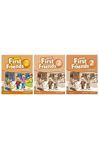 First Friends 2 Class Book + Activity Book + Maths Book + CD ürün görseli 1