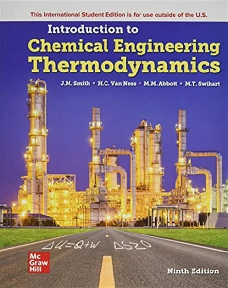 Introduction to Chemical Engineering Thermodynamics 9th Edition, J.M. Smith (International Edition), Textbook only ürün görseli 1