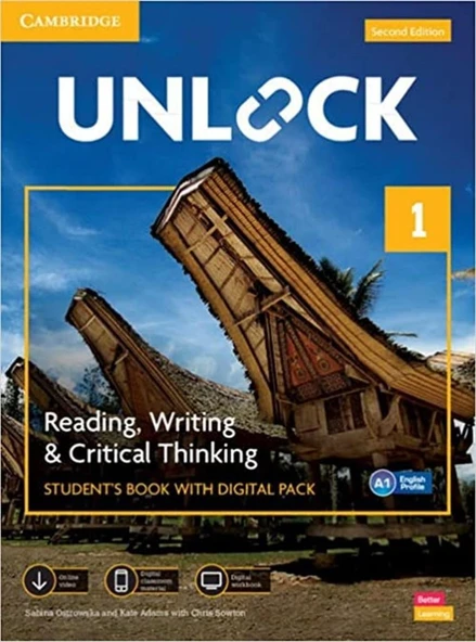 Unlock Level 1 Reading, Writing and Critical Thinking Student's Book with Videos ürün görseli 1
