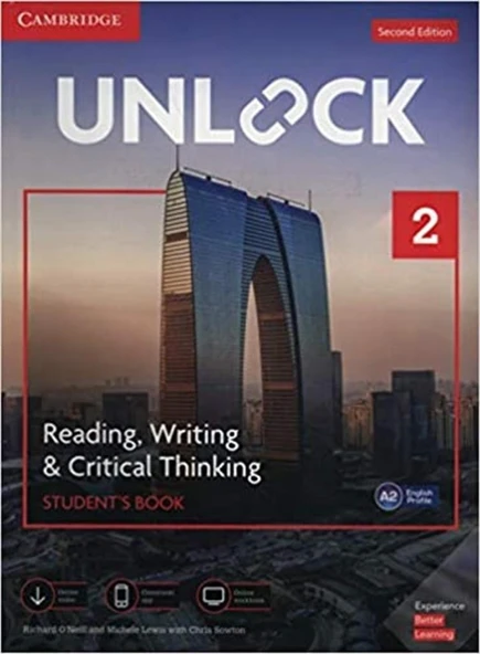 Unlock Level 2 Reading, Writing and Critical Thinking Student's Book with Videos ürün görseli 1