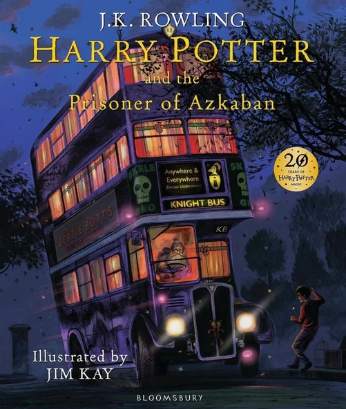 Harry Potter and the Prisoner of Azkaban: Illustrated Edition  J.K. Rowling  (Ciltli kapak/Hardcover-ingilizce) ürün görseli 1
