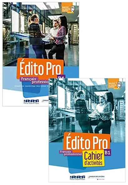 Edito B1  Français professionnel Livre de l'élève (2020) +  Cahier d'exercices + Downloadable Audios ürün görseli 1