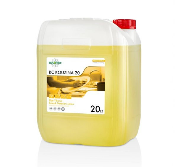 Rulopak Elde Yıkama Bulaşık Deterjanı Limon Kokulu 20 Kg - Resim 2