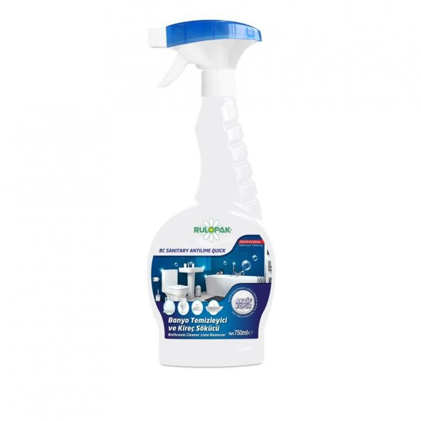 Rulopak Bc Sanitary Antilime Quick Banyo Temizleyici Sprey 750 Ml ürün görseli 1