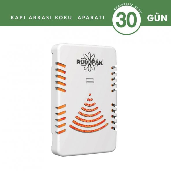 Rulopak Hediyeli Kapı Arkası Koku Aparatı Beyaz - Resim 9