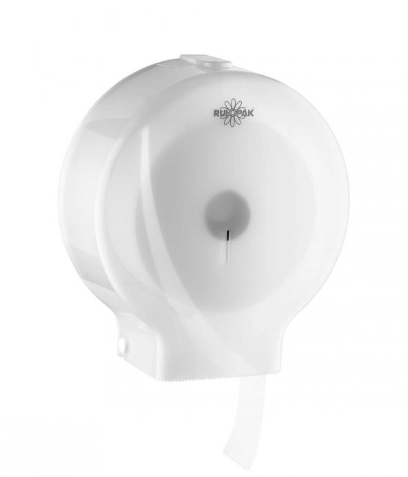 Rulopak Modern Maxi Jumbo Tuvalet Kağıdı Dispenseri Transparan Beyaz ürün görseli 1