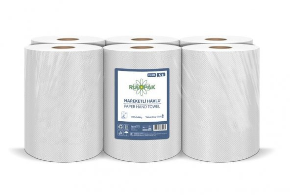 Rulopak Hareketli Havlu 25 Cm 85 M 6Lı Paket 6 Kg ürün görseli 1