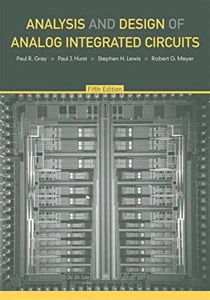 Analysis and Design of Analog Integrated Circuits, 5th Edition Paul R. Gray ürün görseli 1