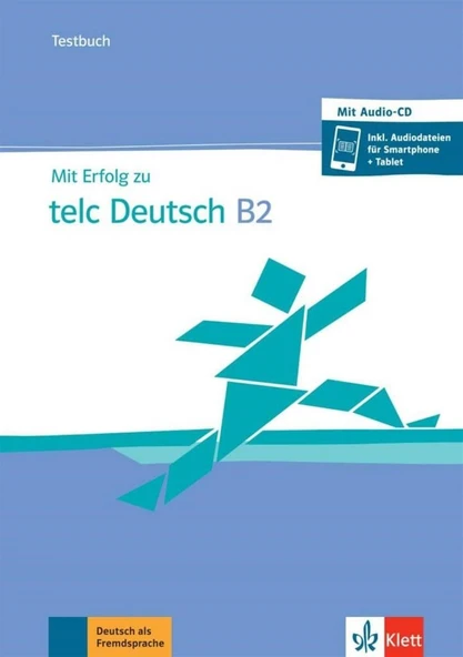 Mit Erfolg zu telc Deutsch B2: Testbuch + Audio ürün görseli 1