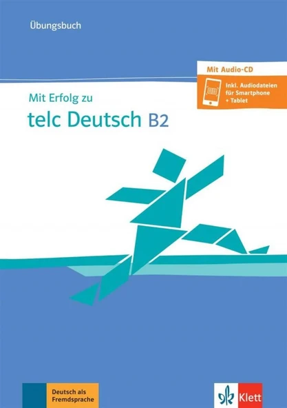 Mit Erfolg zu telc Deutsch B2: Übungsbuch mit Audio ürün görseli 1
