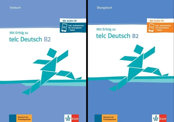 Mit Erfolg zu telc Deutsch B2: Übungsbuch + Testbuch + Audio ürün görseli 1