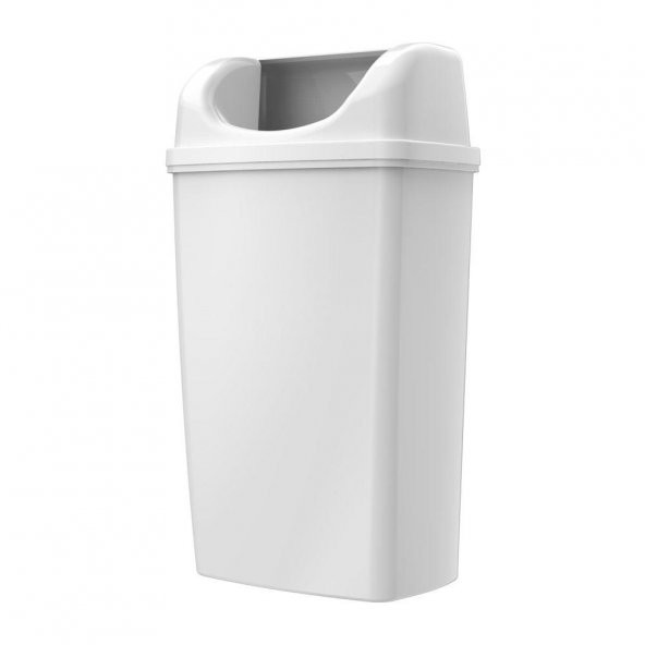 Rulopak Duvara Monte Çöp Kovası 50 Litre Beyaz ürün görseli 1