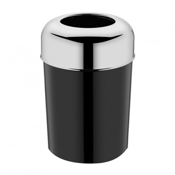Rulopak Pota Kapak Çöp Kovası 15 Litre Krom ürün görseli 1